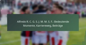Alfredo R. C. G. S. J. M. M. S. F.: Bedeutende Momente, Karriereweg, Beiträge
